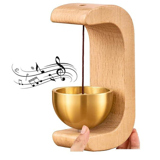 Wooden Resonance Bell – Zen Sound Bowl for Relaxation & Meditation