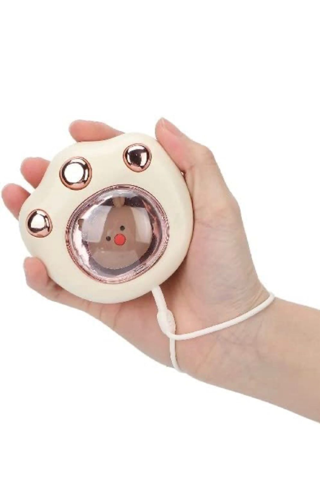 USB Rechargeable Hand Warmers, Adjustable Cute Cat Claw Shaped Portable Warmer for Indoor, Outdoor, Travel